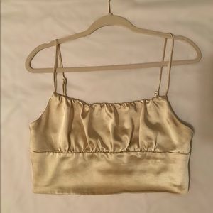 Satin Zara crop top